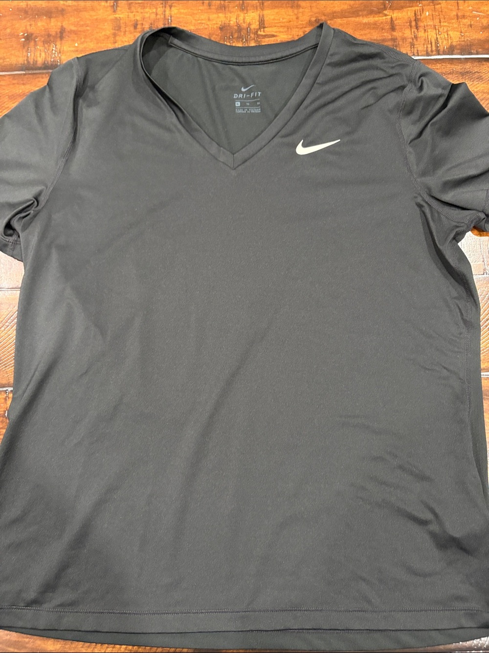 Nike Black Dri-FIT V-Neck Performance Polo